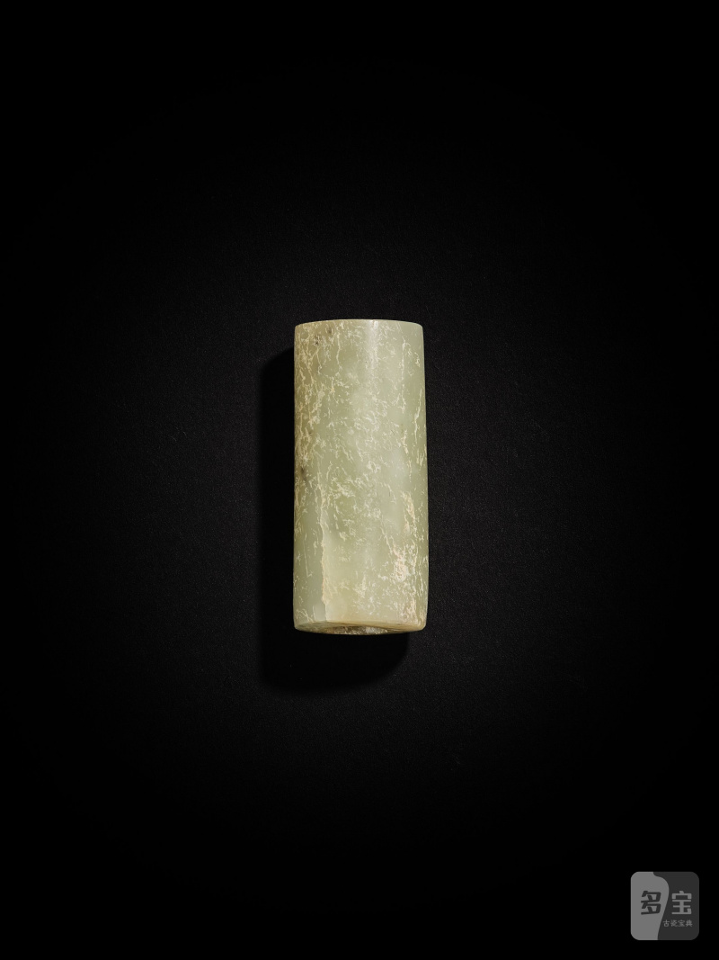 青玉管 | A PALE GREEN JADE BEAD - 图3
